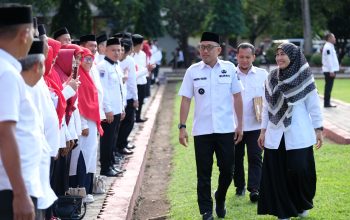 Apel siaga koperasi Merah Putih dirangkaikan dengan pelantikan pengurus dan pengawas se-Kabupaten Jeneponto