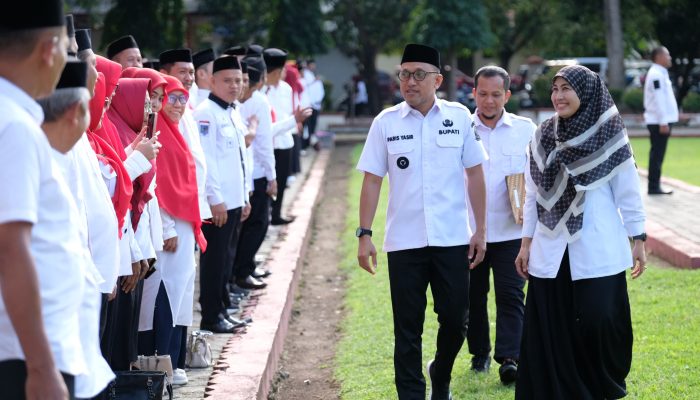 Apel siaga koperasi Merah Putih dirangkaikan dengan pelantikan pengurus dan pengawas se-Kabupaten Jeneponto
