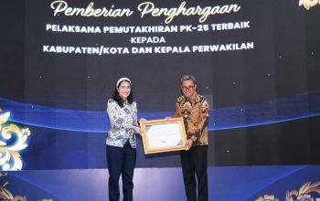 Bupati Jeneponto Raih Penghargaan Nasional Pelaksana Pemutakhiran Pendataan Penduduk Terbaik Tahun 2025